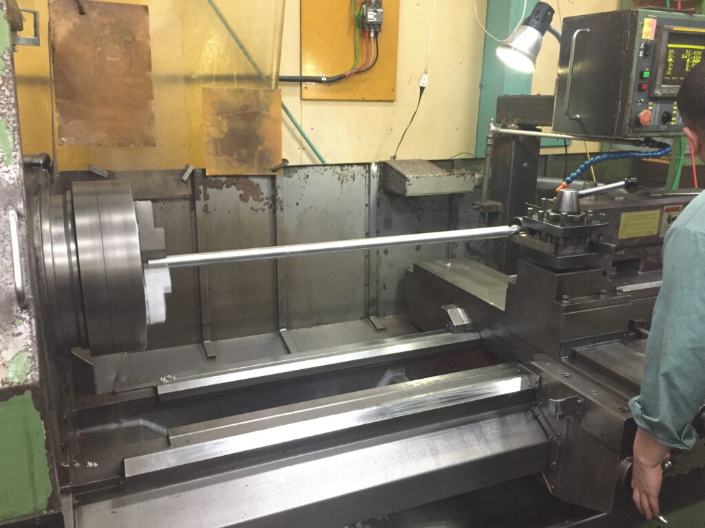 Finishing a Long, Slender Shaft on a CNC Lathe