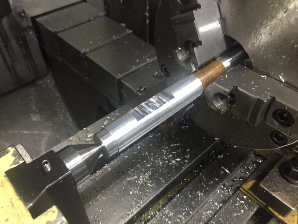 インデックスを使ってアルミのカット面加工