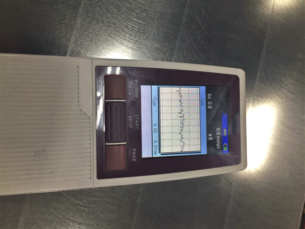 サーフテストを使って面粗度の測定04