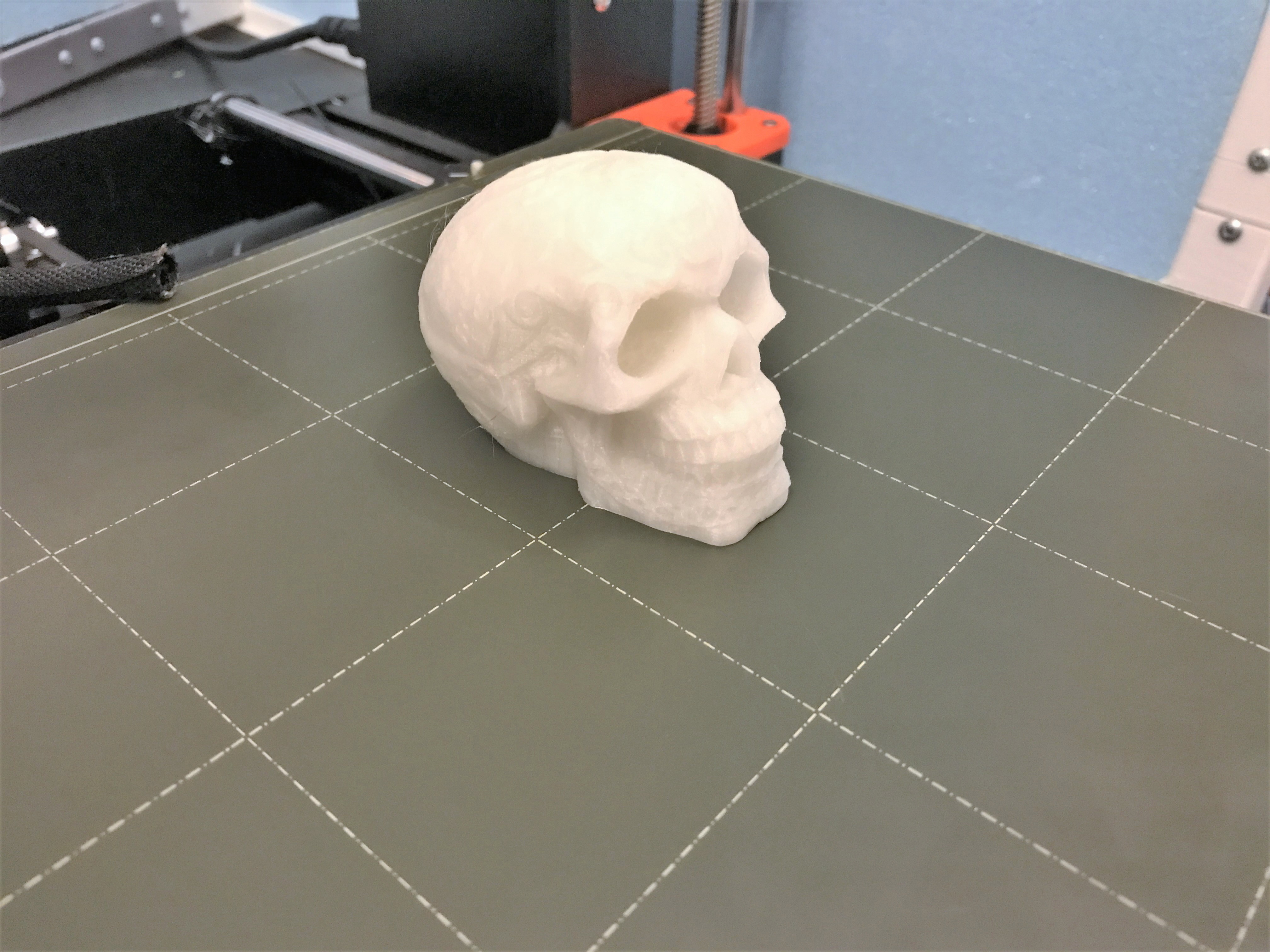 3Dプリンターで造形をしたガイコツのフィギュア02