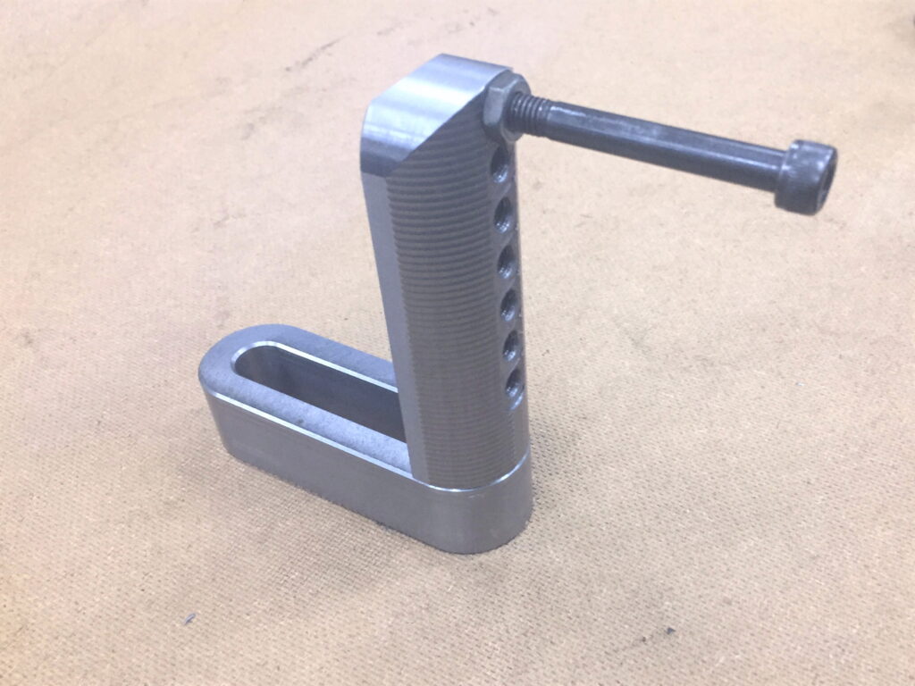 S45Cの端材を使ってストッパーの作成06