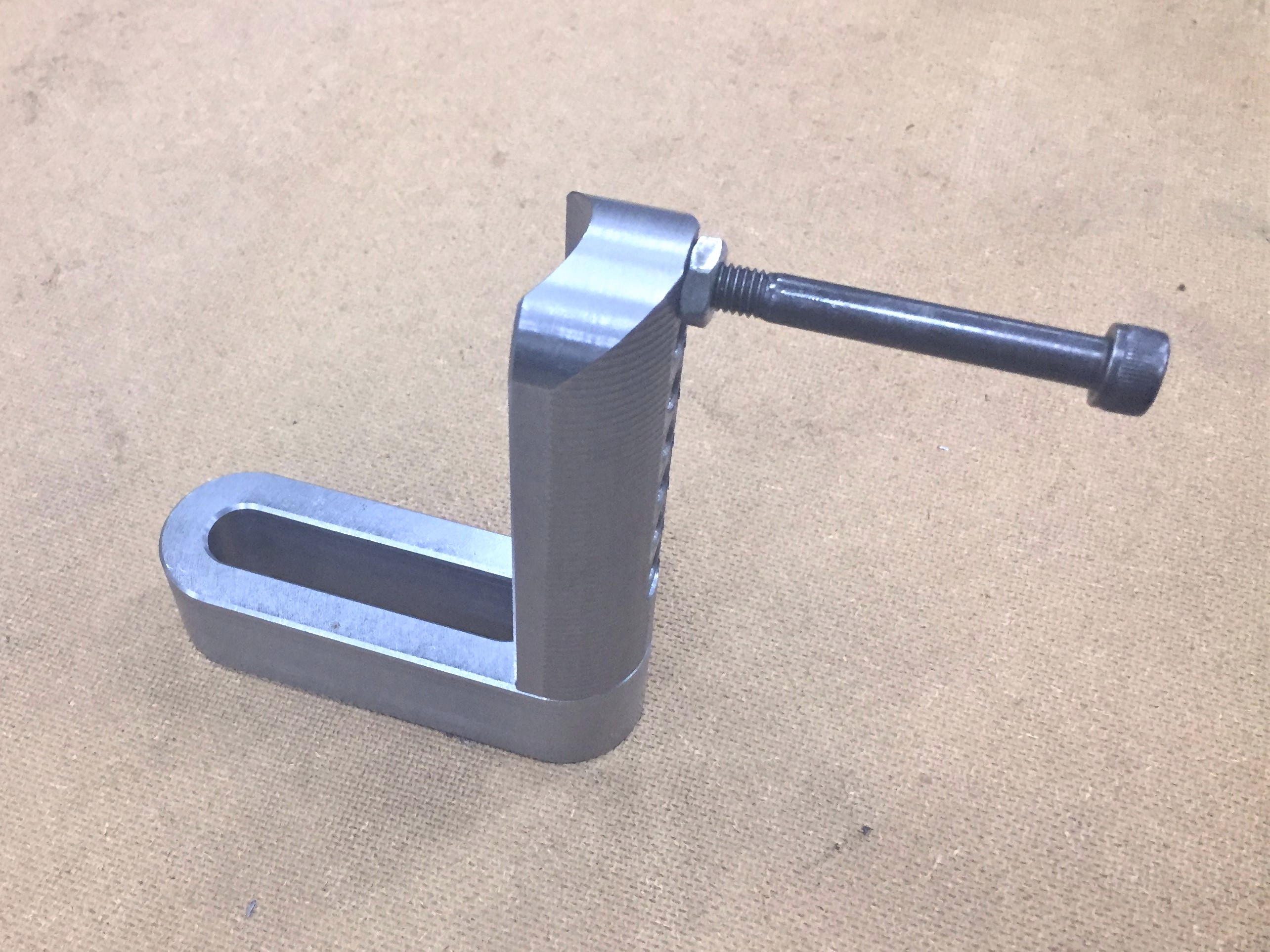 S45Cの端材を使ってストッパーの作成07