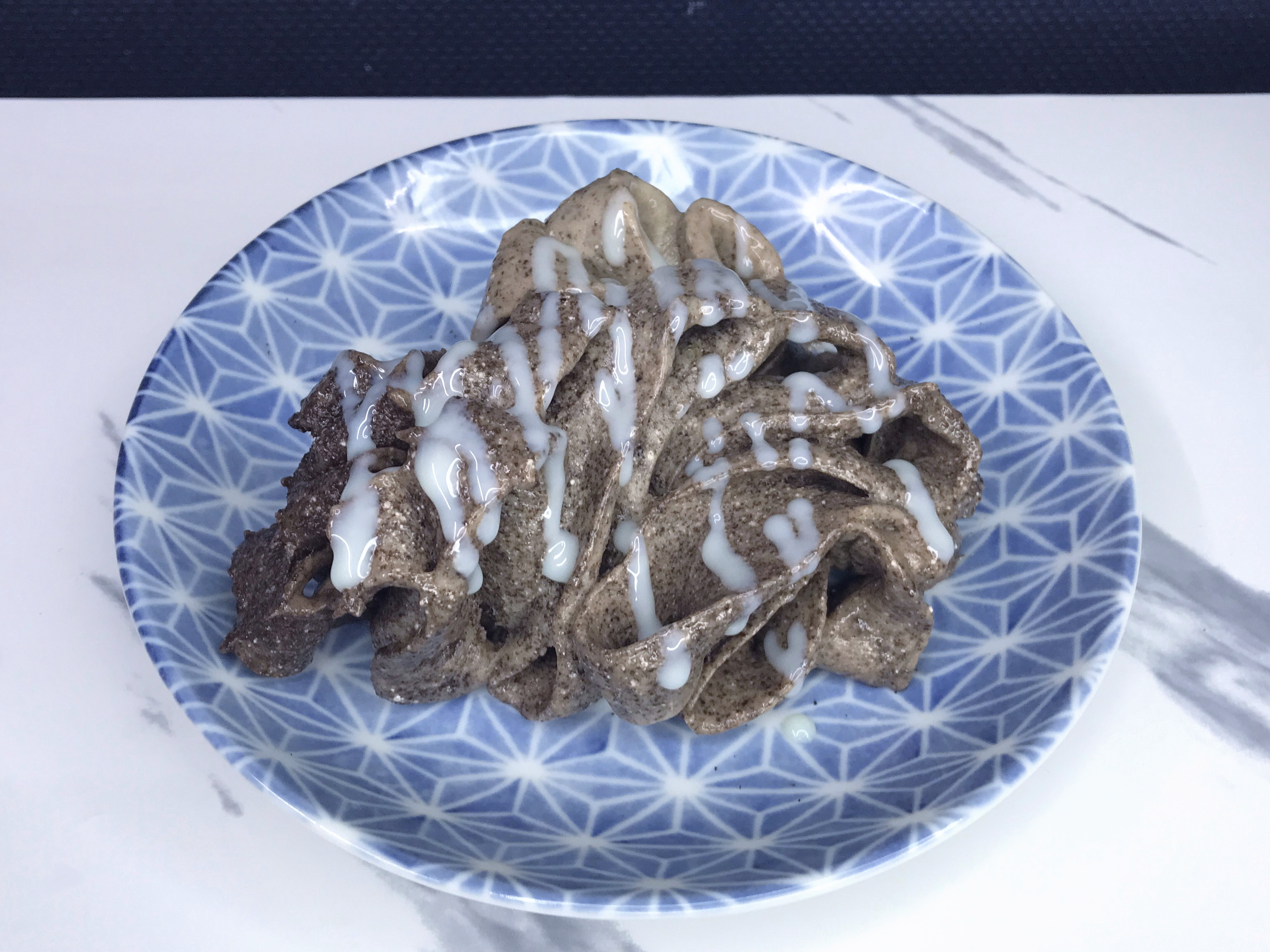 スロージューサーで作った手作りバナナアイス
