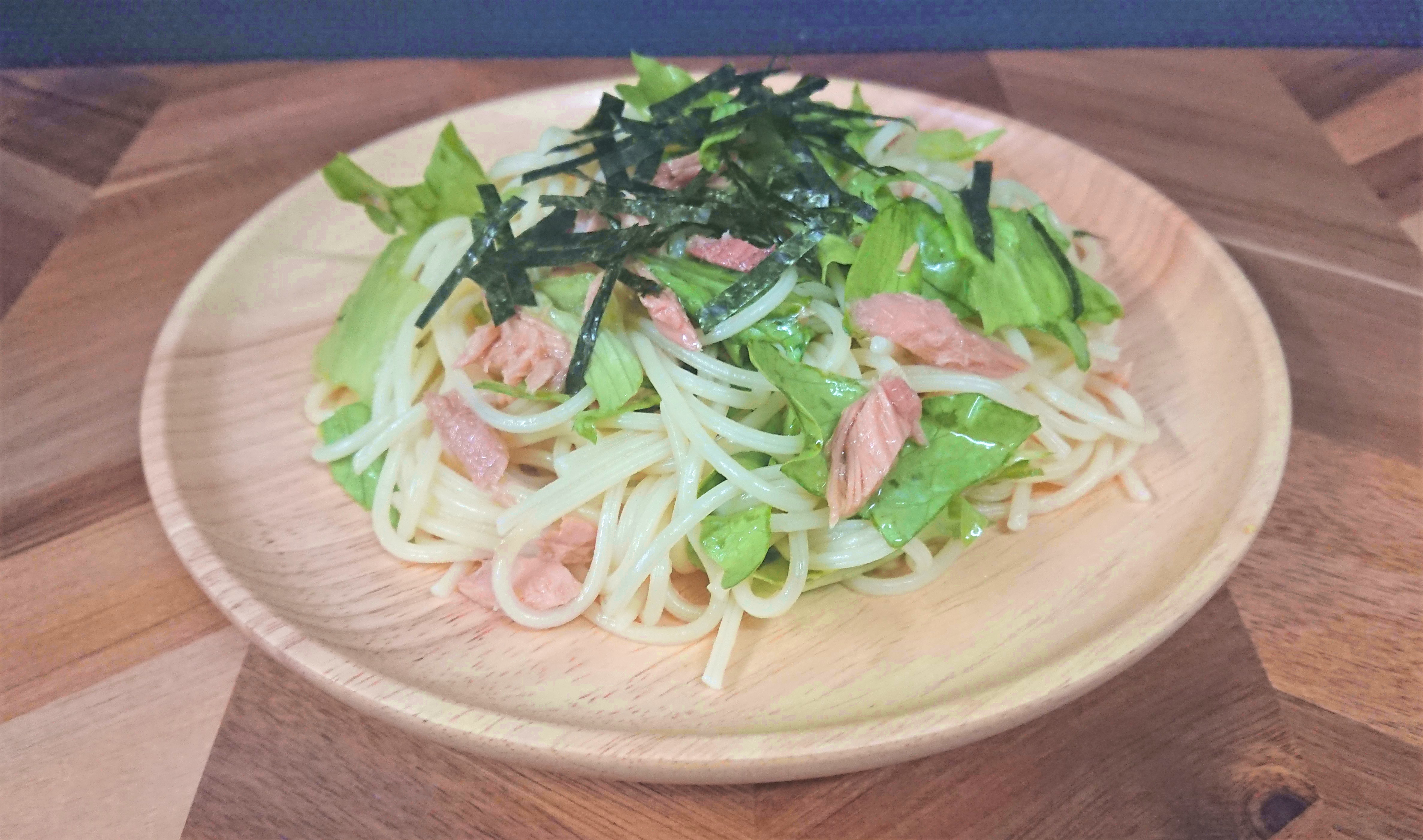 ツナとレタスの冷製パスタ03