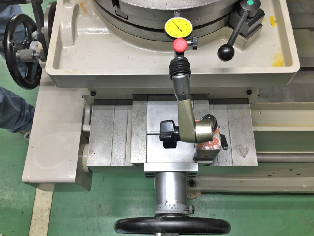 ピックテスタを使ってロータリーテーブルの基準出し