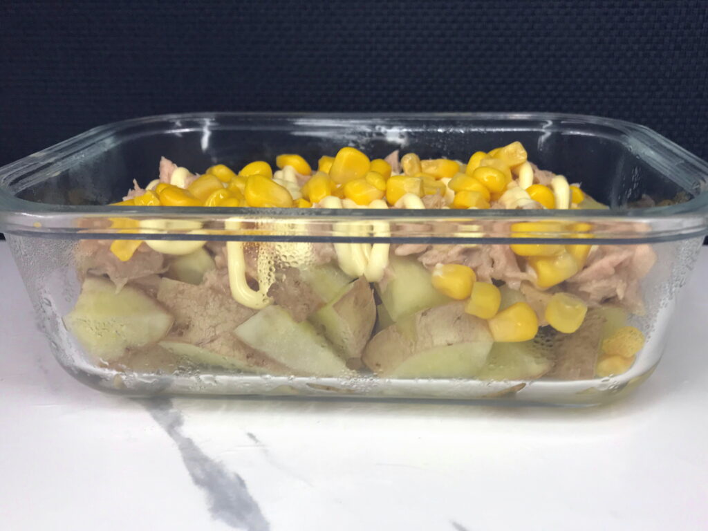 ポテトとツナとコーンのマヨネーズ焼き02