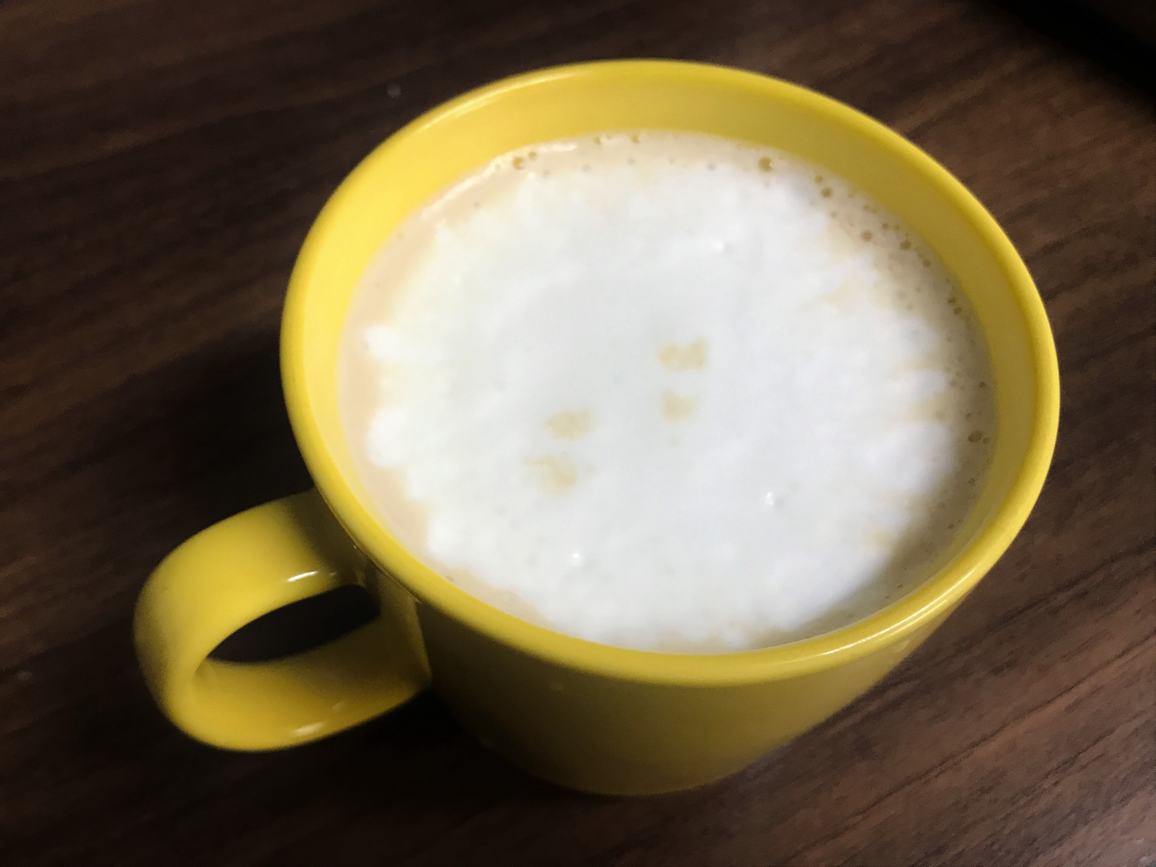 ミルクフォーマーで作ったカフェオレ