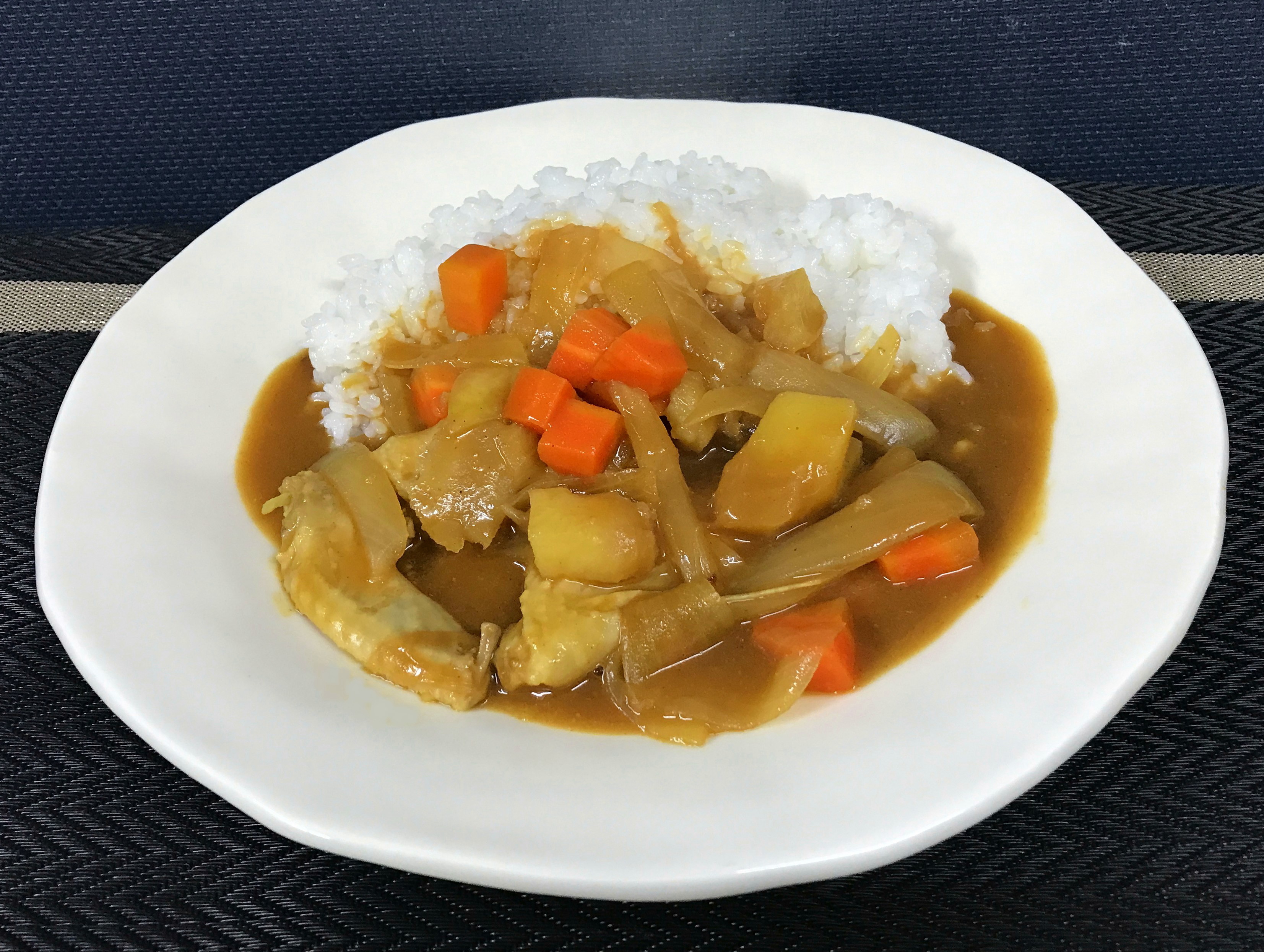 スープボーンで作ったチキンカレーライス