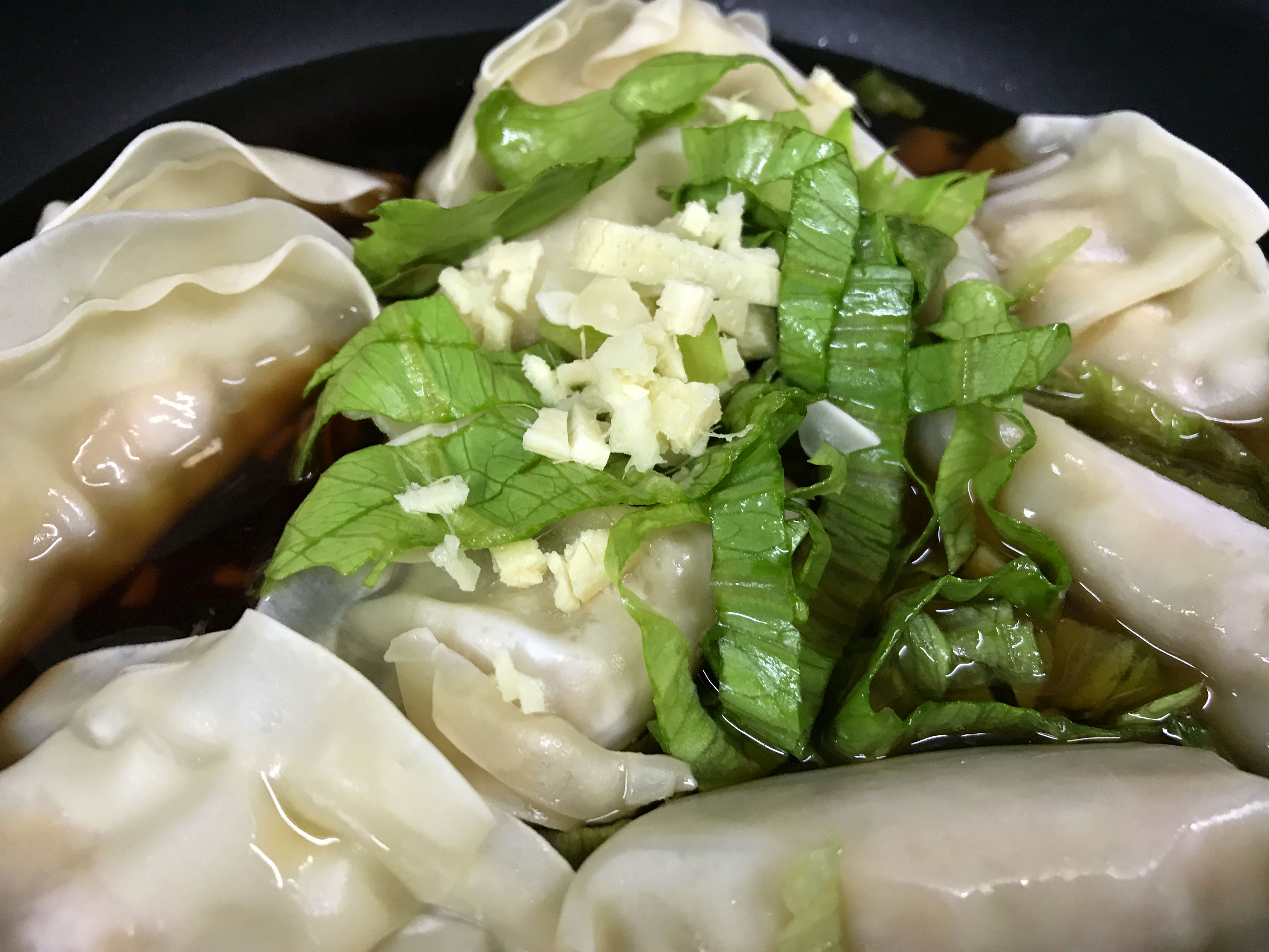 ポン酢と冷凍餃子で作った水餃子02