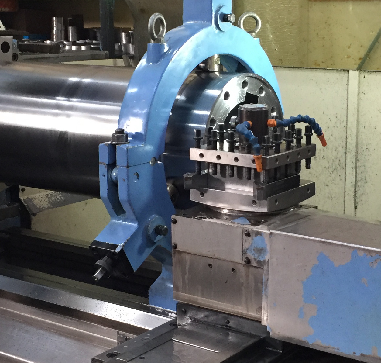 CNC Lathe: Finishing Cylinder End Faces with a Steady Rest