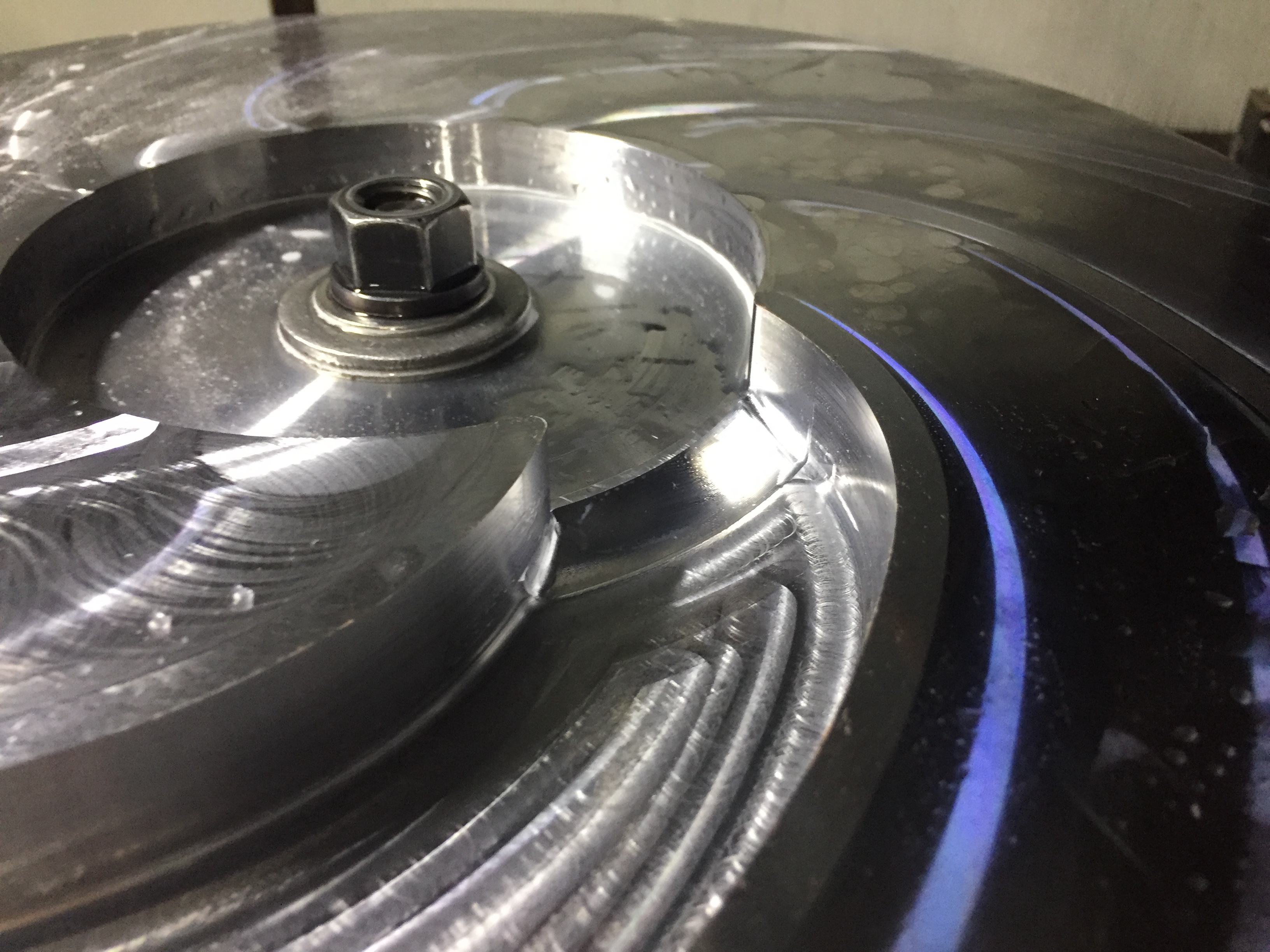 Blade Machining for Screw Pump Using 5-Axis CNC Center